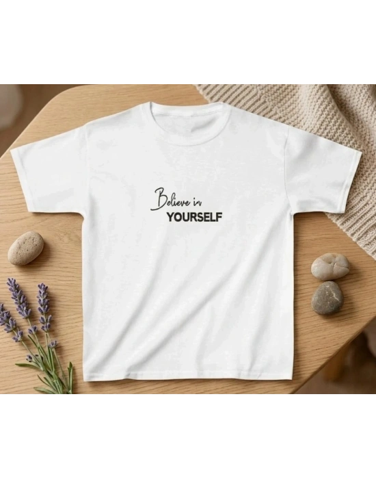 Bicomi Kaşındırmayan Etiketsiz Tasarım – %100 Pamuklu Baskılı Çocuk T-Shirt