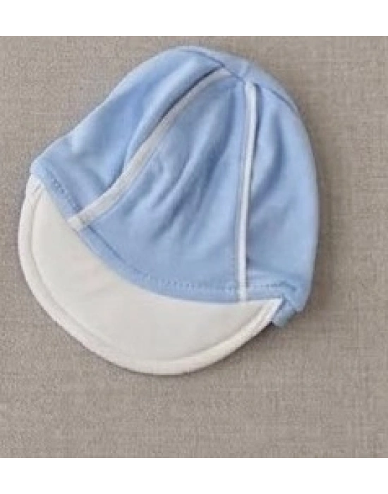 Cilt Dostu Antialerjik Pamuklu – 3’lü ‘Küçük Efendi’ Sweat Takım (Mavi)