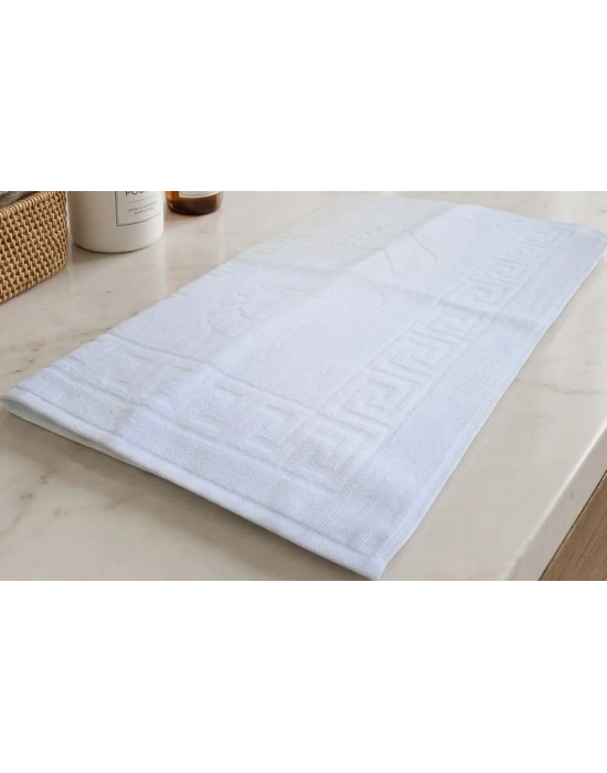 Bicomi 4 Parça %100 Pamuklu Ayak İzli Banyo Paspas Seti – Yumuşak ve Hızlı Kuruyan