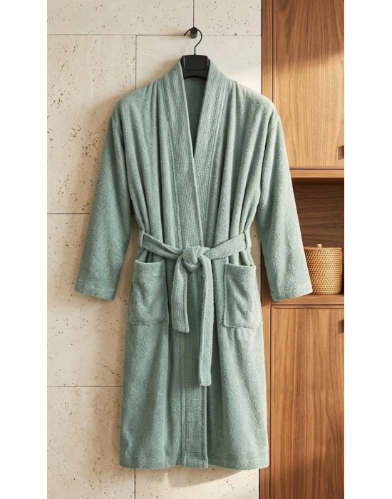 Bicomi Spa-Comfort: Islaklık Karşıtı %100 Pamuklu Unisex Bornoz