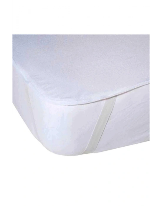 90x190 Sıvı Geçirmez Tek Kişilik Alez Pamuklu Köşe Lastikli