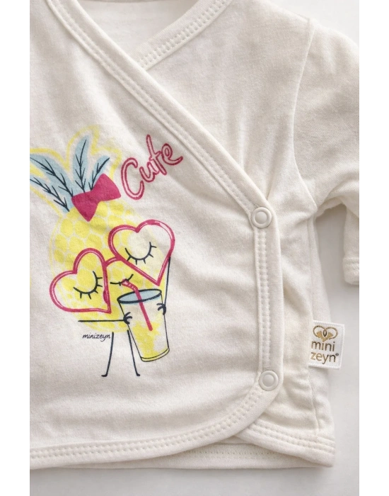 Ananaslı Kalpli 5 Parça Hastane Çıkış Seti