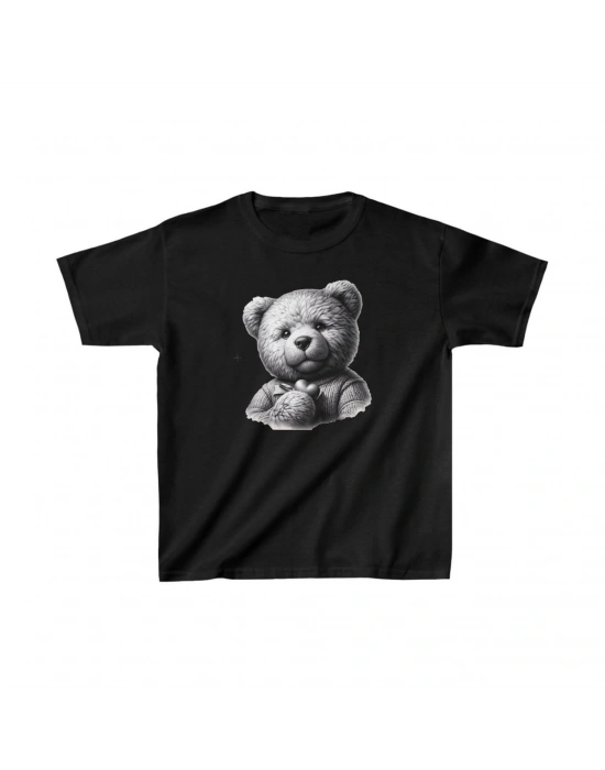 Baskılı T-Shirt - Siyah -