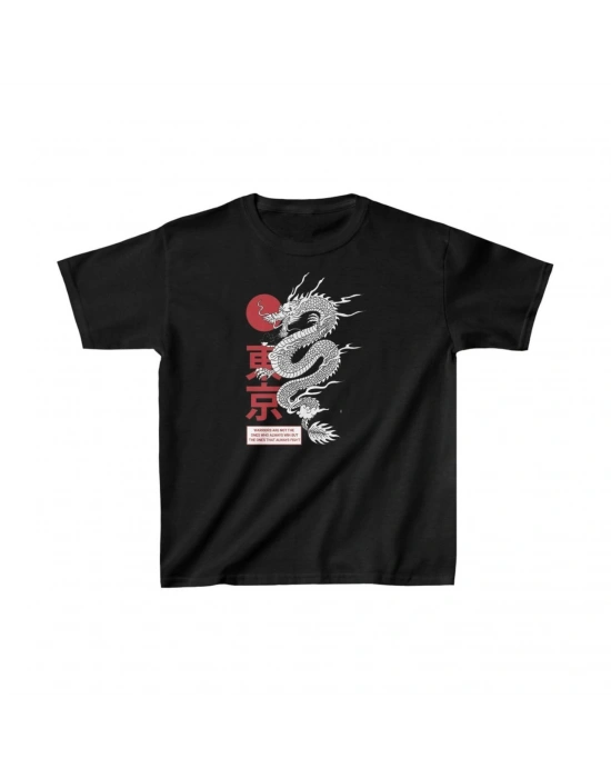 Baskılı T-Shirt - Siyah -