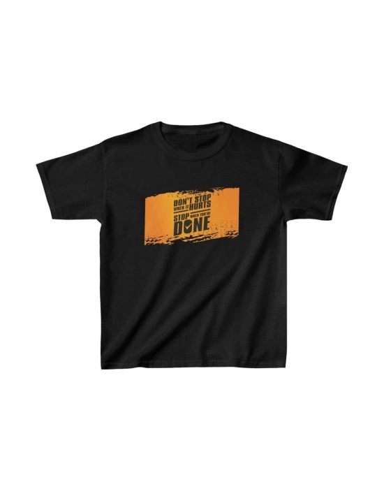 Baskılı T-Shirt - Siyah -