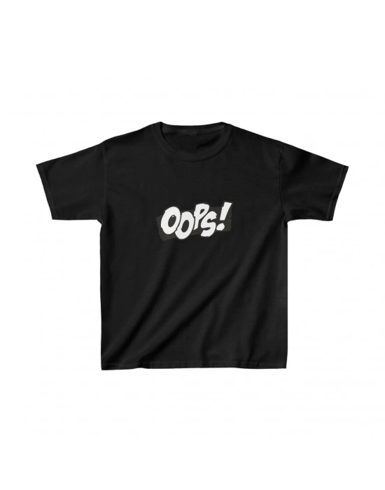 Baskılı T-Shirt - Siyah -