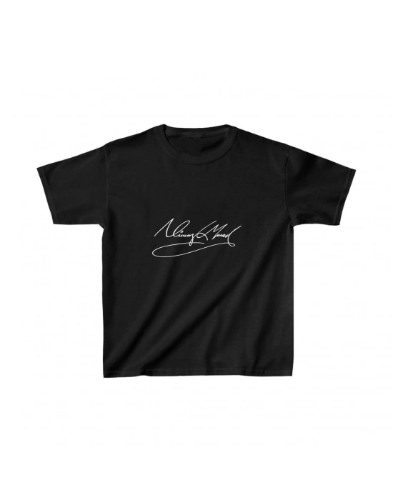 Baskılı T-Shirt - Siyah -