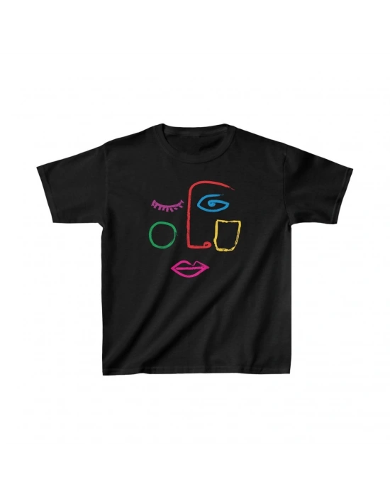 Baskılı T-Shirt - Siyah -