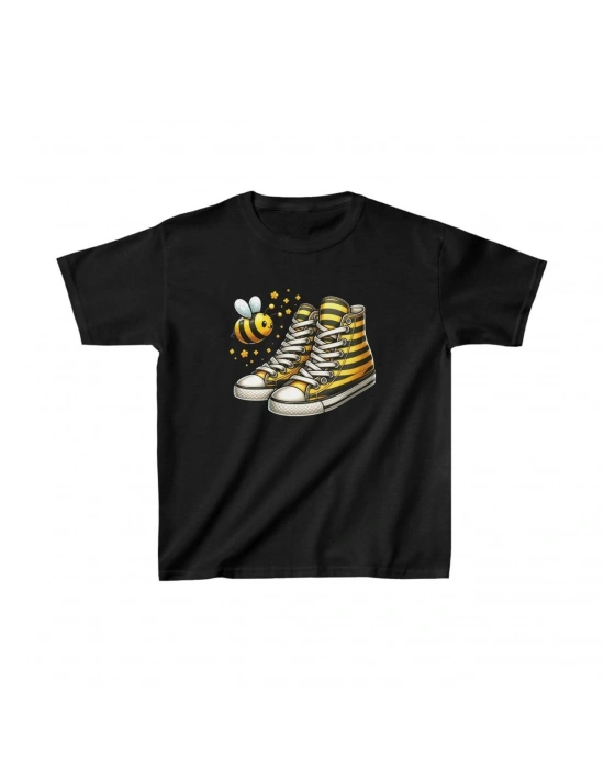 Baskılı T-Shirt - Siyah -