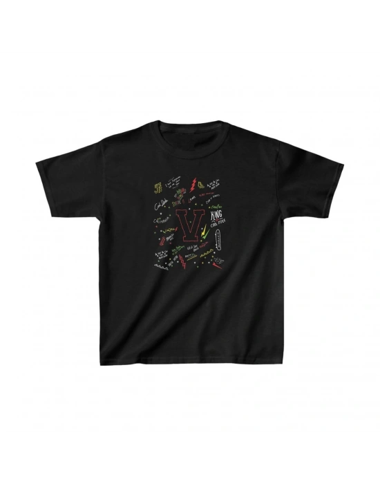 Baskılı T-Shirt - Siyah -