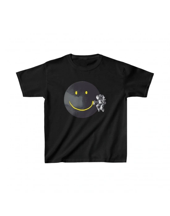 Baskılı T-Shirt - Siyah -