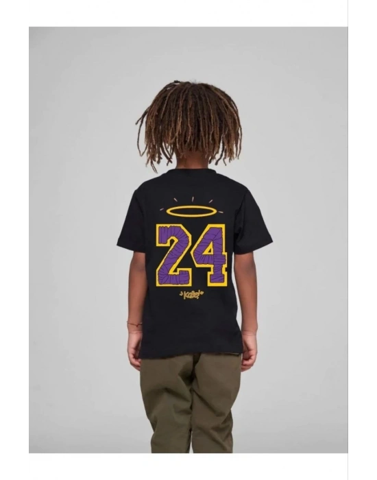 Baskılı T-Shirt - Siyah -