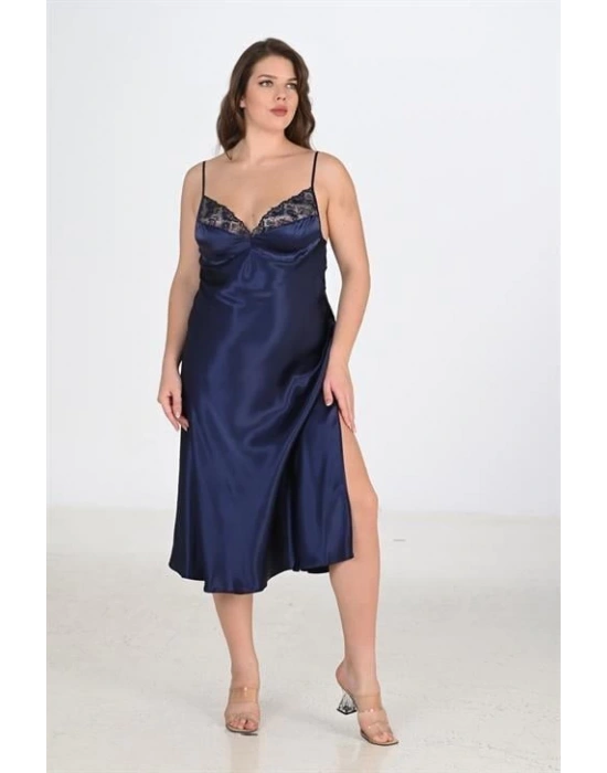 Bicomi 2li Lacivert Sabahlık Takımı Bigsize 6228