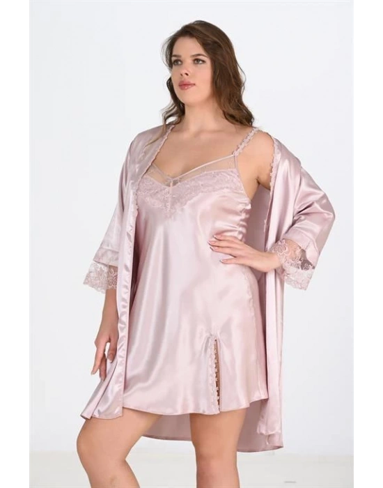 Bicomi 2li Pudra Sabahlık Takımı Bigsize 6214