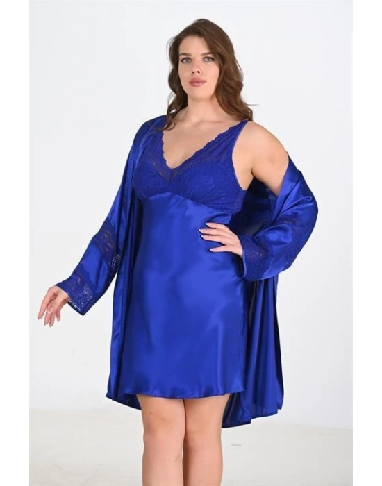 Bicomi 2li Saks Sabahlık Takımı Bigsize 6211