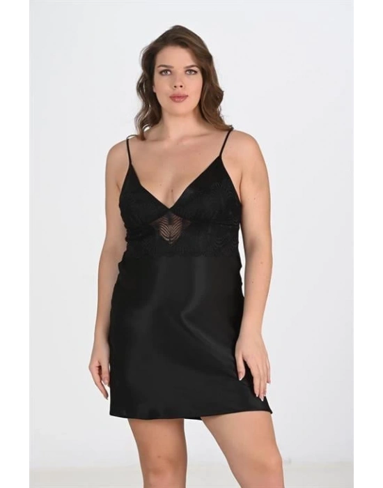 Bicomi 2li Siyah Sabahlık Takımı Bigsize 6213