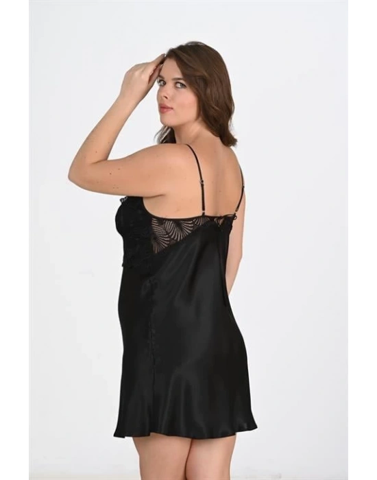 Bicomi 2li Siyah Sabahlık Takımı Bigsize 6213