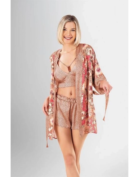 Bicomi 3lü Şort Takımı Desenli