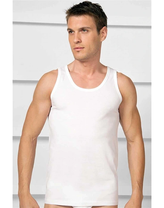 Bicomi Erkek Pamuklu Askılı Klasik Atlet