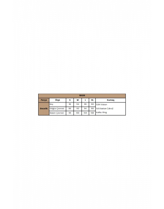 Bicomi Kolu Omzu ve Yakası Dantelli Önü Düğmeli Gecelik