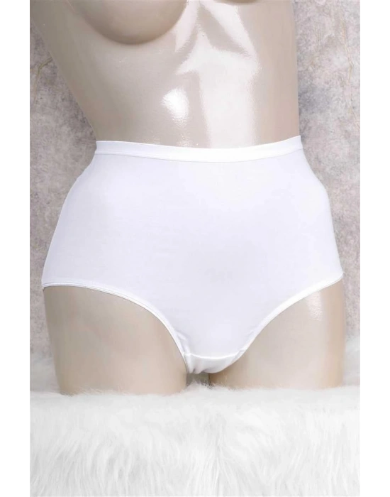 Bicomi Pamuklu Yüksek Bel Geniş Bel Lastikli Külot