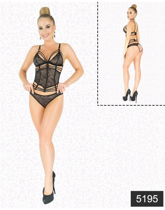 Bicomi Simli Dantel Büstiyer Takım