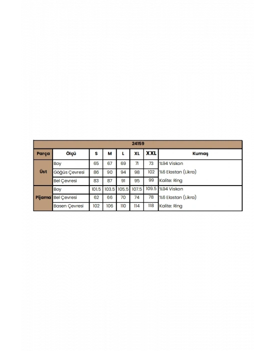 Bicomi Uzun Kollu ve Dantelli Pijama Takımı