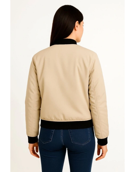 Bomber Mont Ceket - bej -