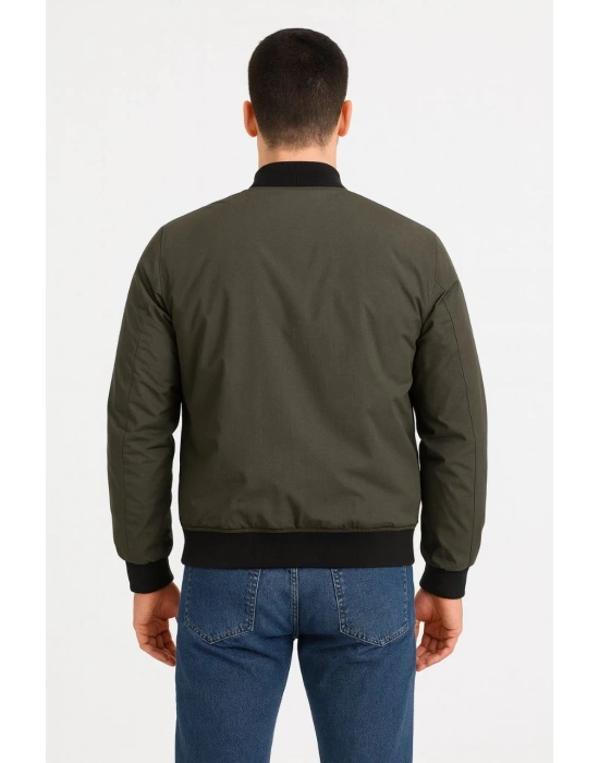 Bomber Mont Ceket - Haki -