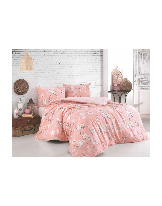 Çift Kişilik Nevresim Takımı Pamuklu Çiçek Harmanı