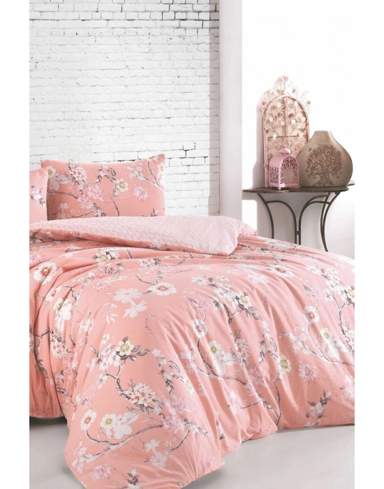 Çift Kişilik Nevresim Takımı Pamuklu Çiçek Harmanı