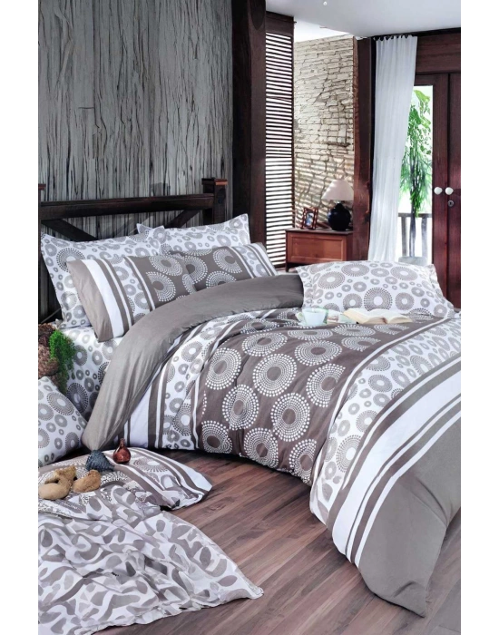 Çift Kişilik Ranforce Nevresim Takımı %100 Pamuklu Harmoni