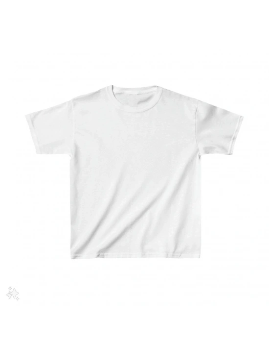 Çocuk   Basic T-Shirt - Beyaz