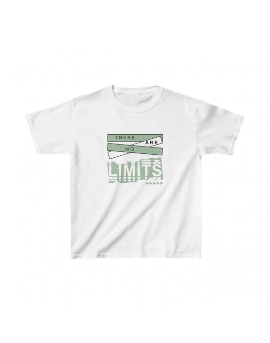 Çocuk Baskılı T-Shirt - Beyaz