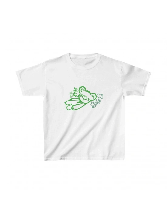 Çocuk Baskılı T-Shirt - Beyaz