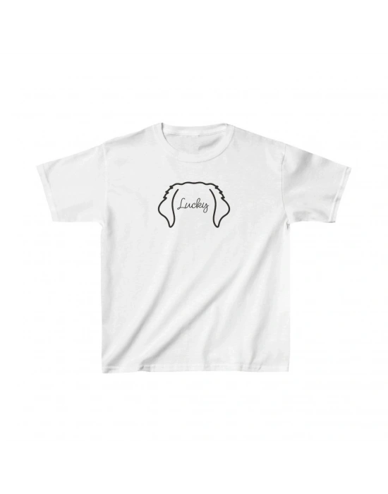 Çocuk Baskılı T-Shirt - Beyaz