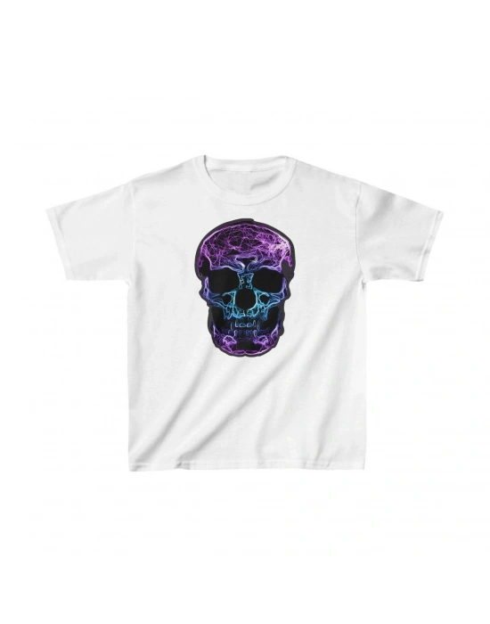 Çocuk Baskılı T-Shirt - Beyaz