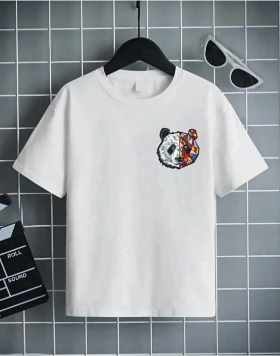 Çocuk Baskılı T-Shirt - Beyaz