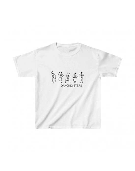 Çocuk Baskılı T-Shirt - Beyaz