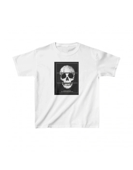 Çocuk Baskılı T-Shirt - Beyaz