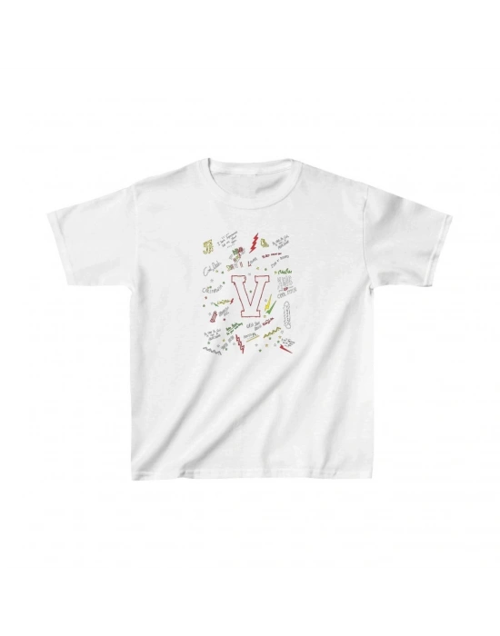 Çocuk Baskılı T-Shirt - Beyaz