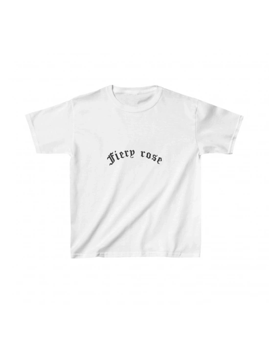 Çocuk   Baskılı T-Shirt - Beyaz