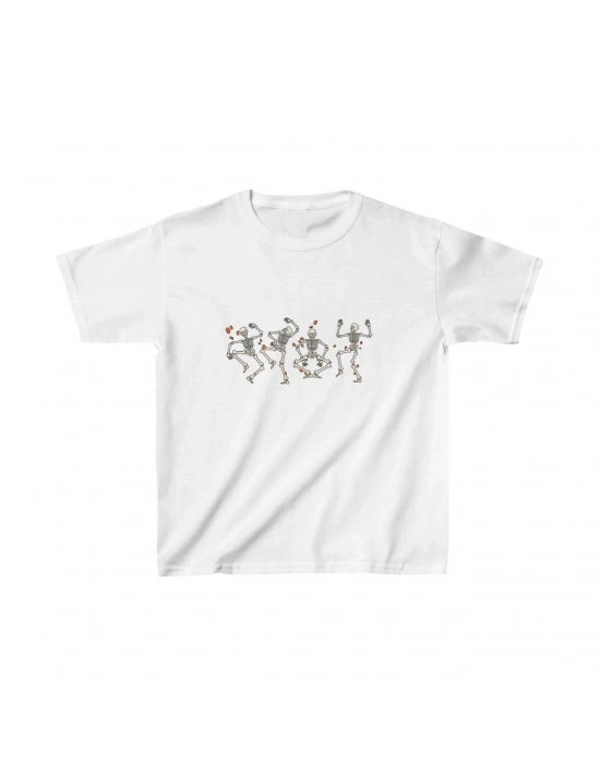 Çocuk Baskılı T-Shirt - Beyaz