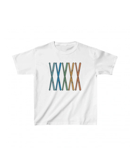 Çocuk Baskılı T-Shirt - Beyaz