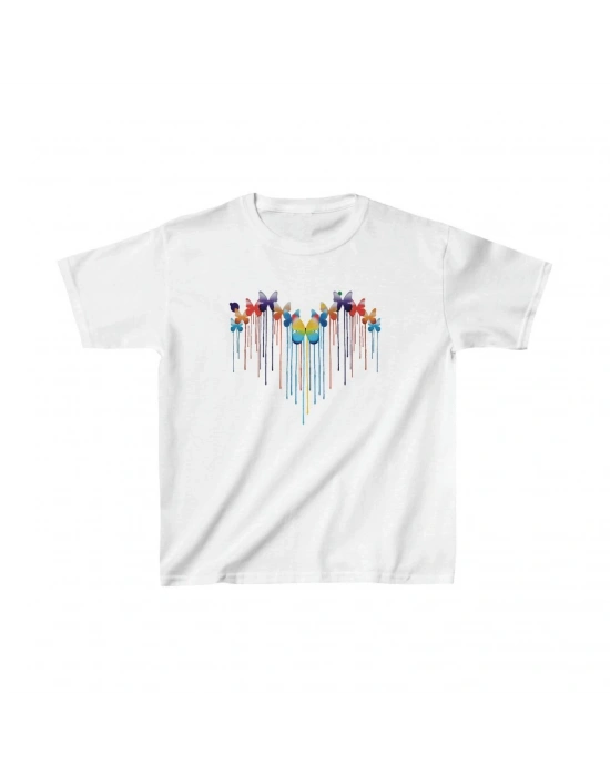 Çocuk   Baskılı T-Shirt - Beyaz