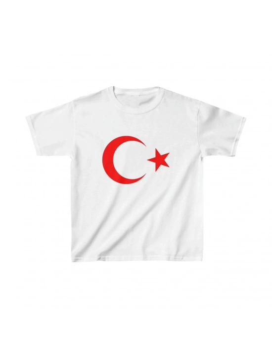 Çocuk   Baskılı T-Shirt - Beyaz
