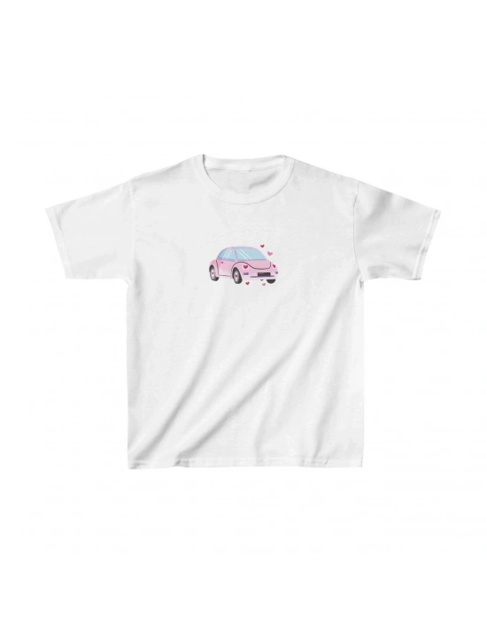 Çocuk Baskılı T-Shirt - Beyaz