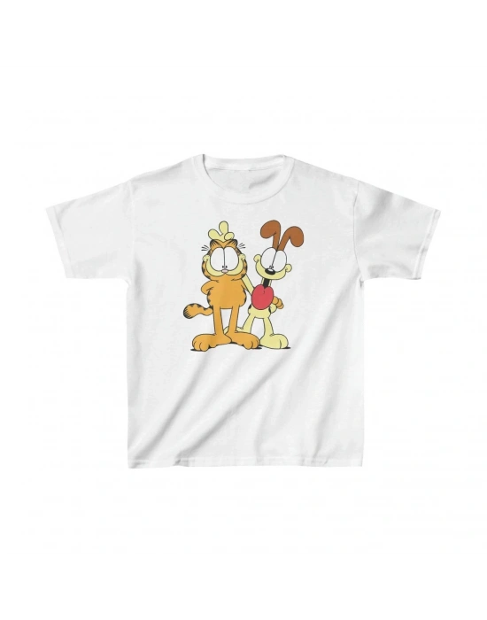 Çocuk   Baskılı T-Shirt - Beyaz