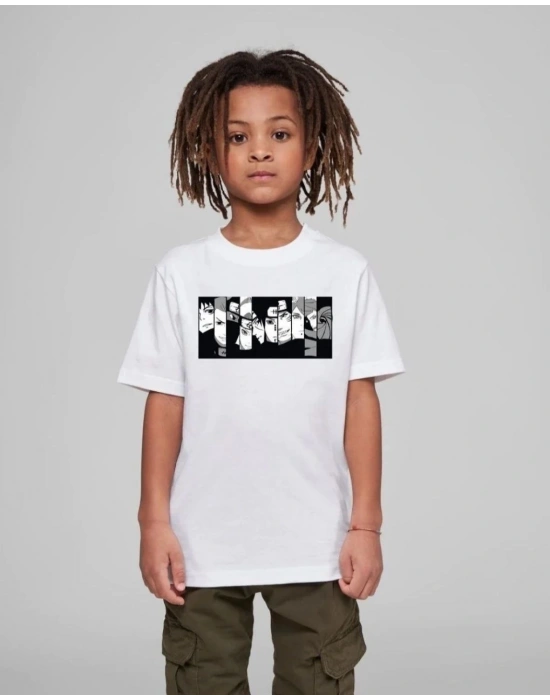 Çocuk   Baskılı T-Shirt - Beyaz