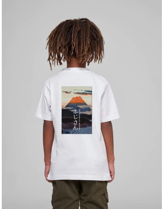 Çocuk   Baskılı T-Shirt - Beyaz